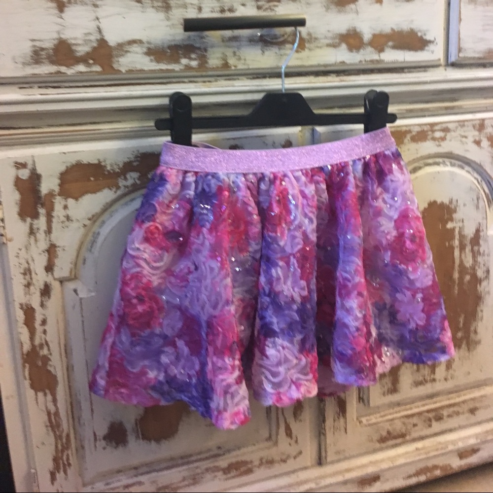 Girls’ Justice Sequined Skirt with shorts